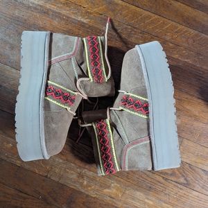 UGG PLatform ankle boots